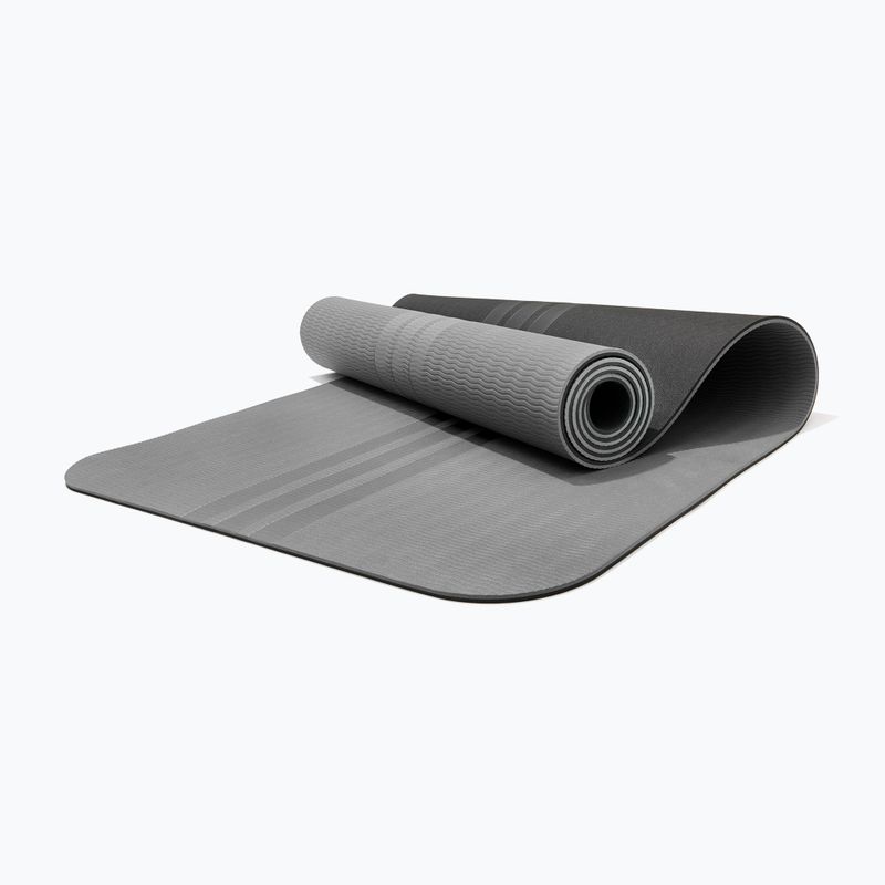Mata do jogi adidas Double Sided Yoga grey 6