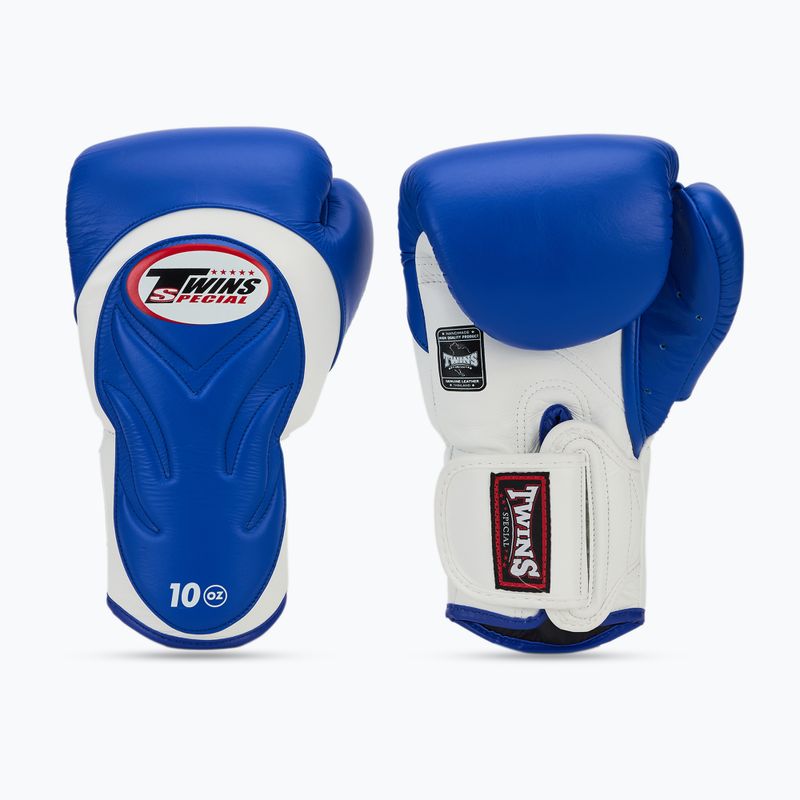 Rękawice bokserskie Twins Special BGVL6 white/blue 3