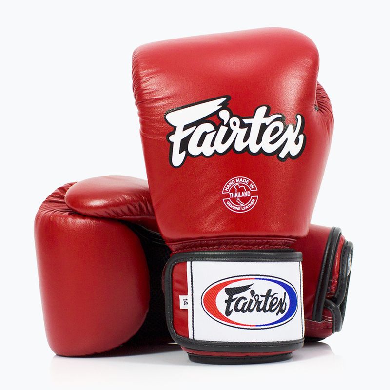 Rękawice bokserskie Fairtex Universal Breathable red 5
