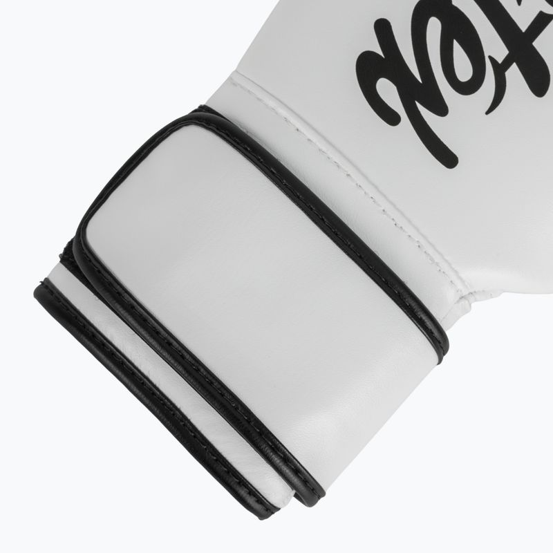 Rękawice boskerskie Fairtex Microfiber white 6