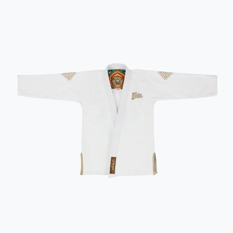 GI do brazylijskiego jiu-jitsu Fairtex "Matchanu" white 2