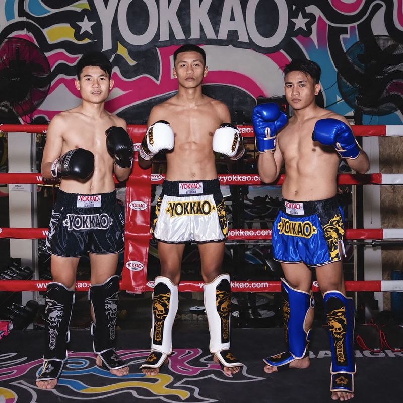 Spodenki treningowe meskie YOKKAO Original Muay Thai black 6