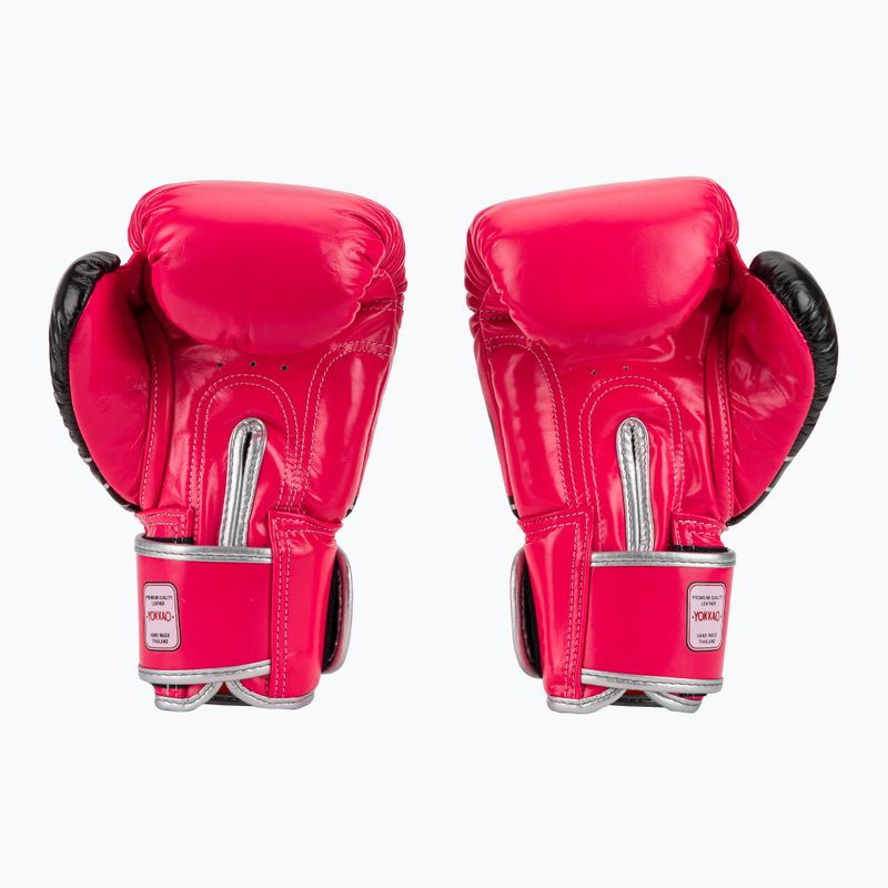 Rękawice bokserskie YOKKAO Original Boxing Gloves fuchsia 3