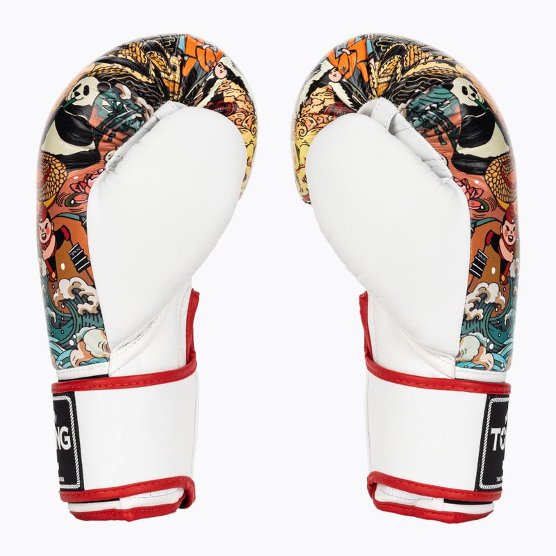 Rękawice bokserskie Top King Boxing Culture white/red TKBGCT-SL-1C1 4