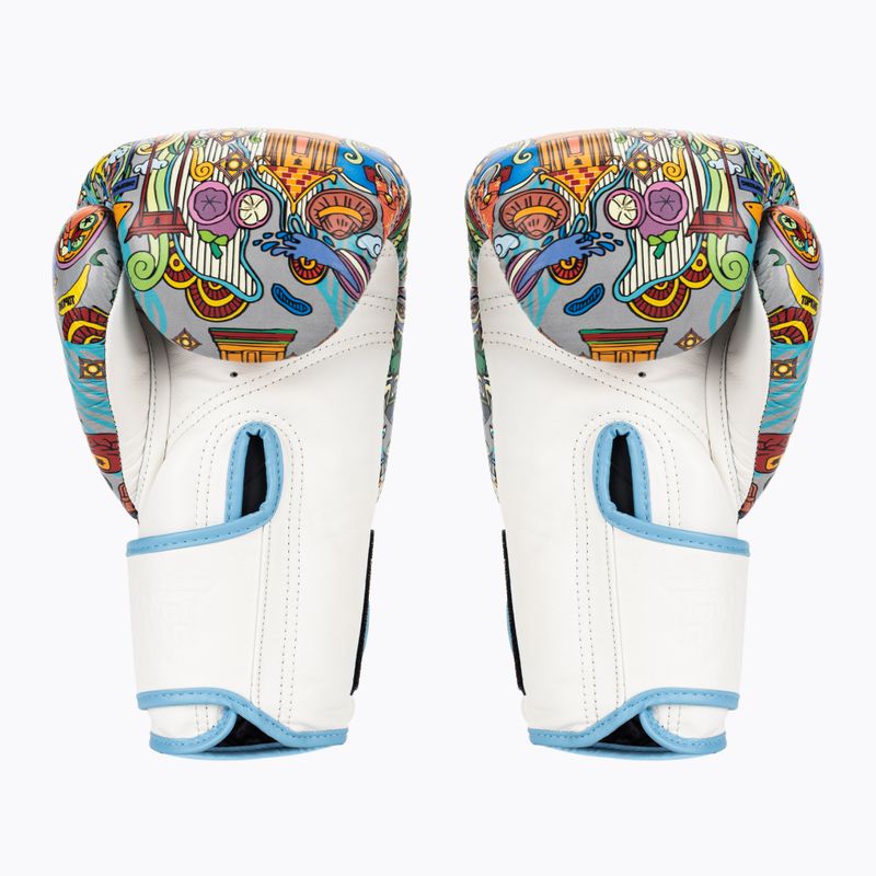 Rękawice bokserskie Top King Boxing Culture white/blue 2