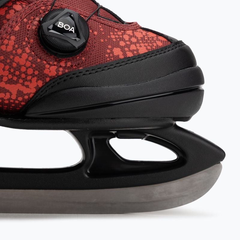 Łyżwy dziecięce K2 Rink Raven Boa Jr red 7