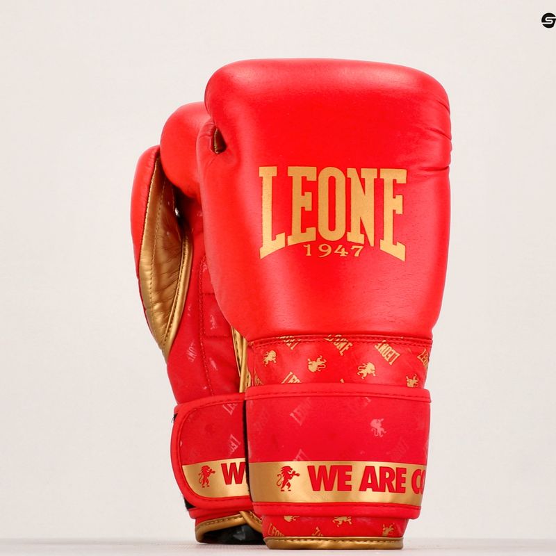 Rękawice bokserskie LEONE 1947 DNA rosso/red 13