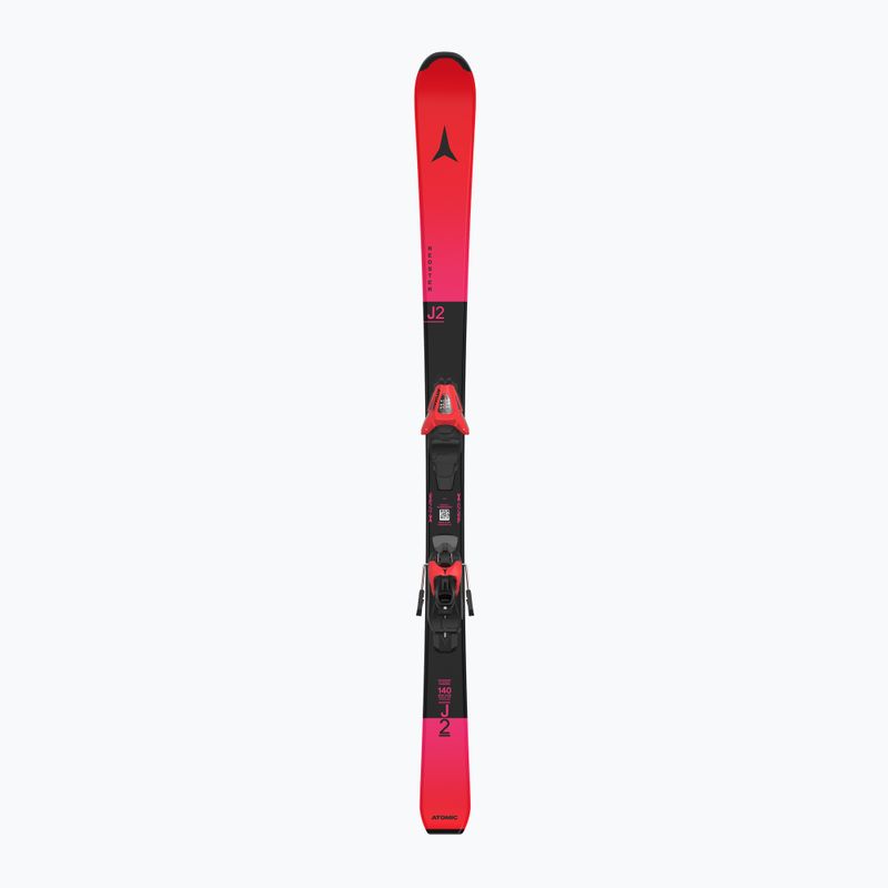 Narty zjazdowe dziecięce Atomic Redster J2 JTM + wiązania C5 GW red tension/black 4