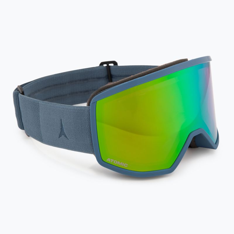 Gogle narciarskie Atomic Four HD deep ocean/green hd
