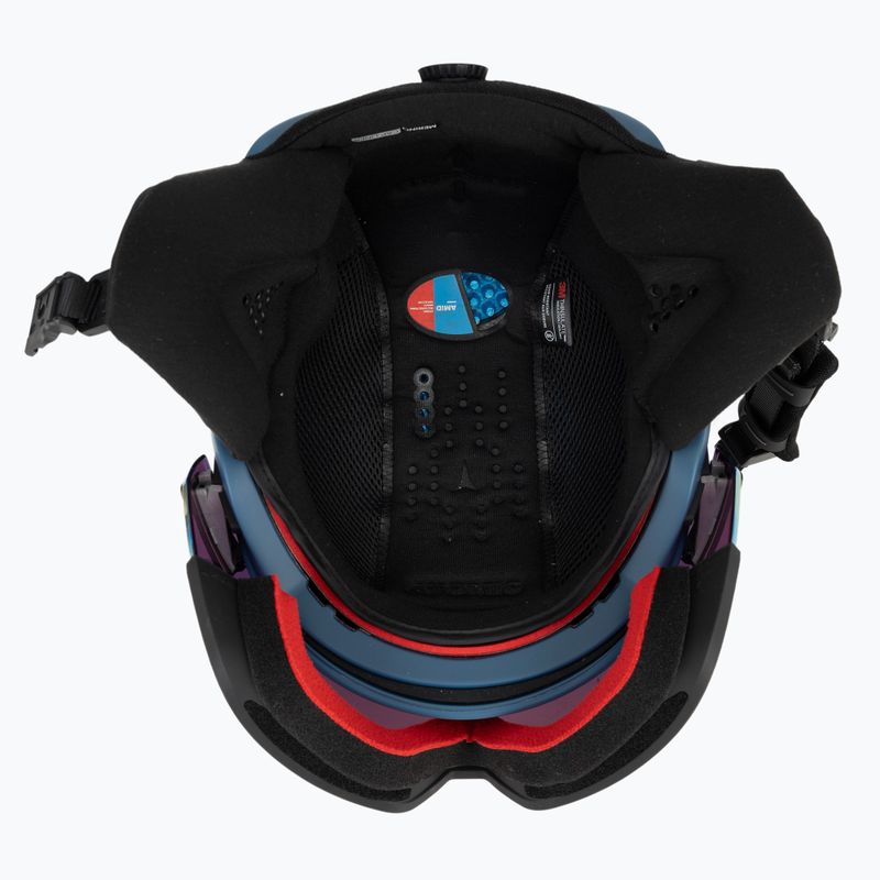 Kask narciarski Atomic Revent GT Amid Visor HD deep ocean/red hd 5