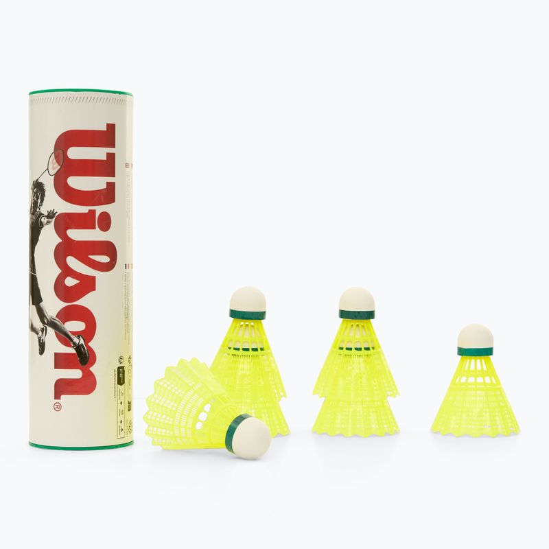 Lotki do badmintona Wilson Championship 6 szt. yellow