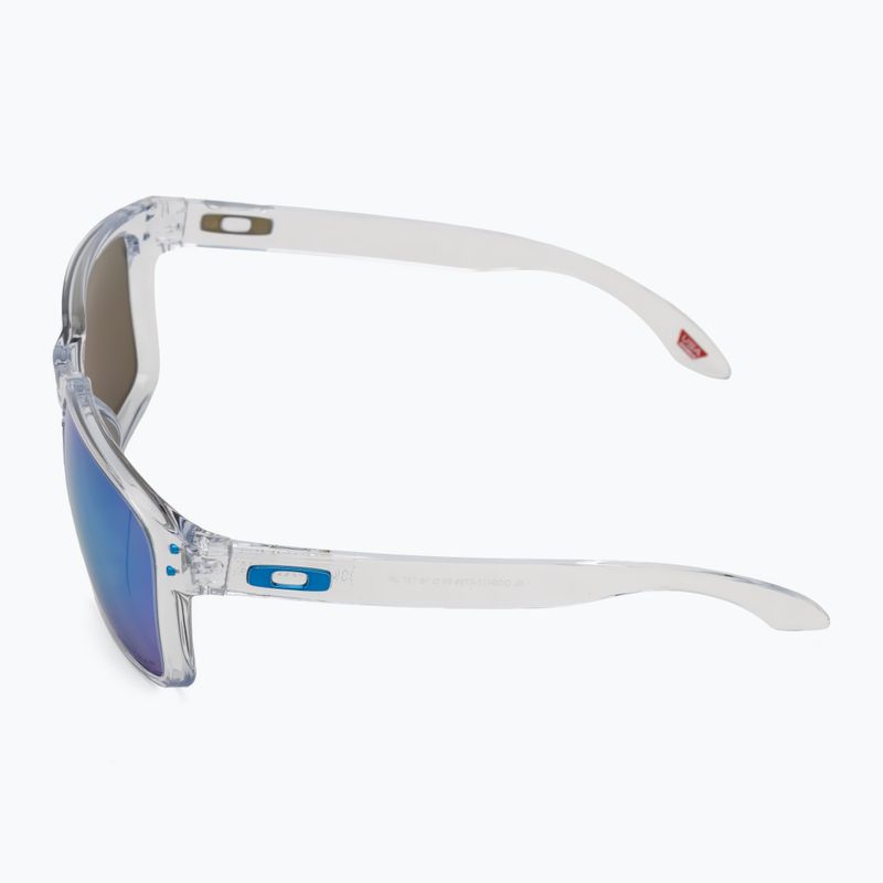Okulary przeciwsłoneczne Oakley Holbrook XL polished clear/prizm sapphr irid polar 4