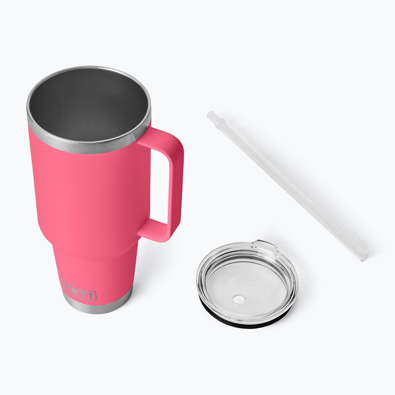 Kubek termiczny YETI Rambler Straw 1200 ml tropical pink 4
