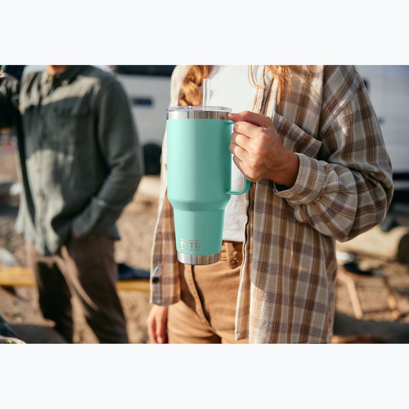 Kubek termiczny YETI Rambler Straw 1200 ml seafoam 5