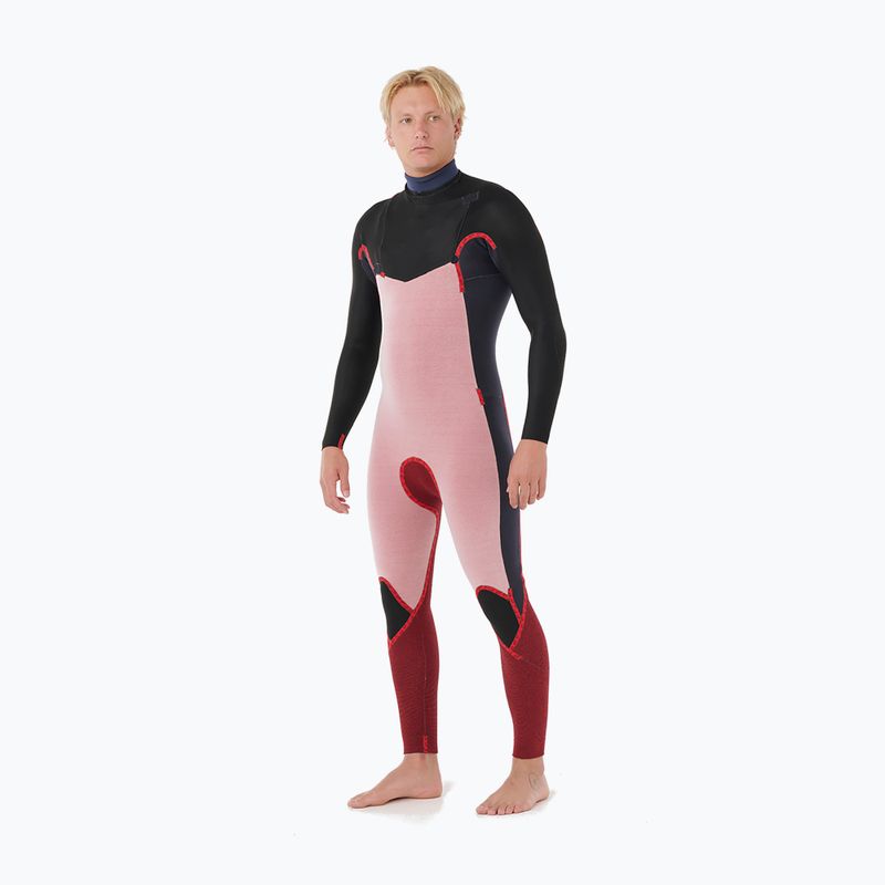 Pianka do pływania męska Rip Curl Dawn Patrol 3/2mm Chest Zip electric cobalt 6