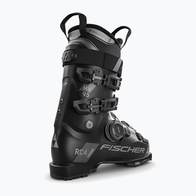 Buty narciarskie damskie Fischer RC4 95 MV BOA VAC GW black/black 9