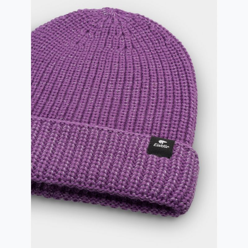 Czapka zimowa dziecięca Eisbar Lenoko Reflective purple 2