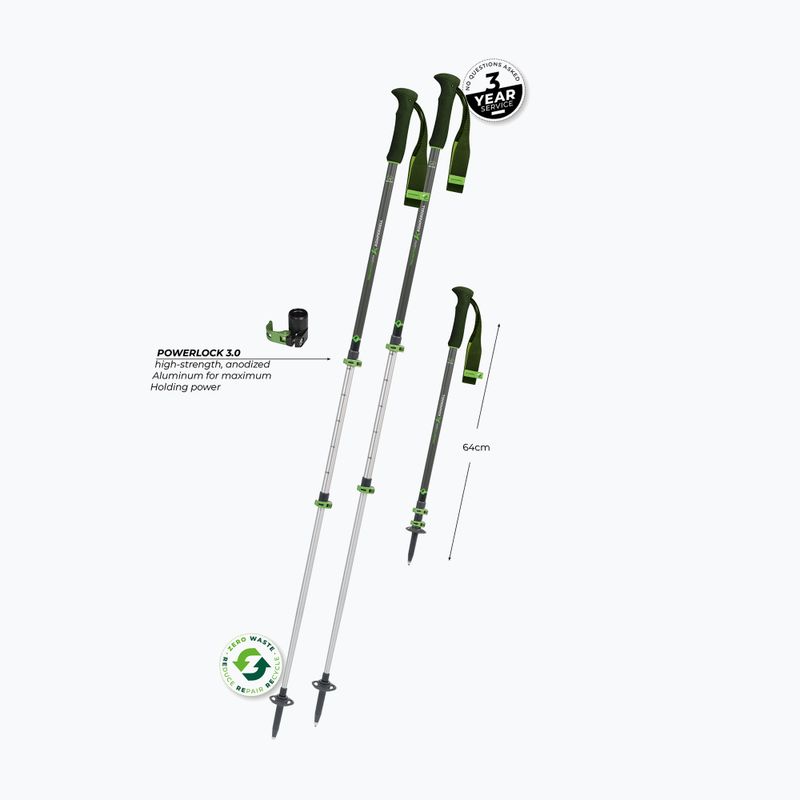 Kije trekkingowe Komperdell Trailmaster Zero forrest green 9