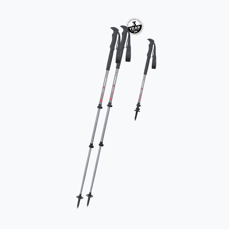 Kije trekkingowe Komperdell Ridge Master Contour silver
