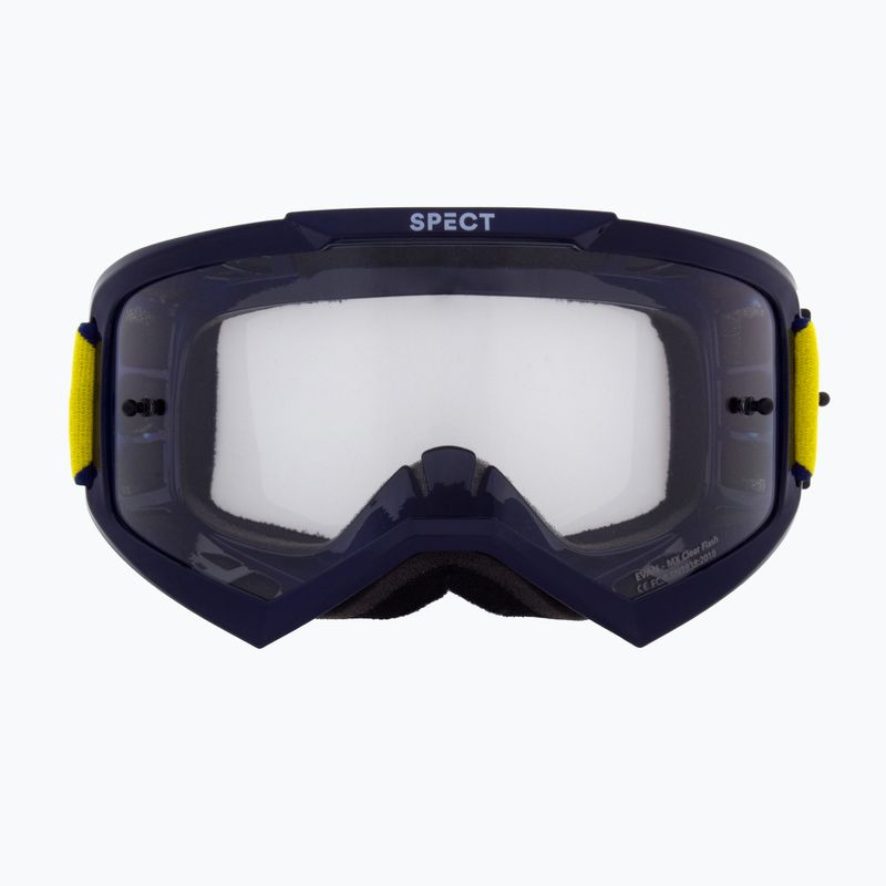 Gogle rowerowe Red Bull SPECT Evan shiny blue/clear 2