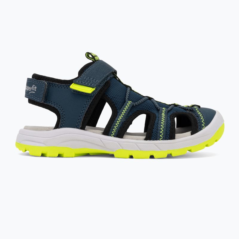 Sandały dziecięce Superfit Tornado Light blue/yellow 2