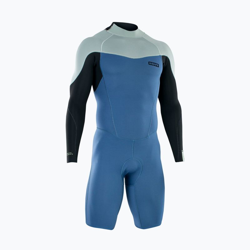 Pianka do pływania męska ION Element 2/2 mm Shorty Back Zip cascade blue 2