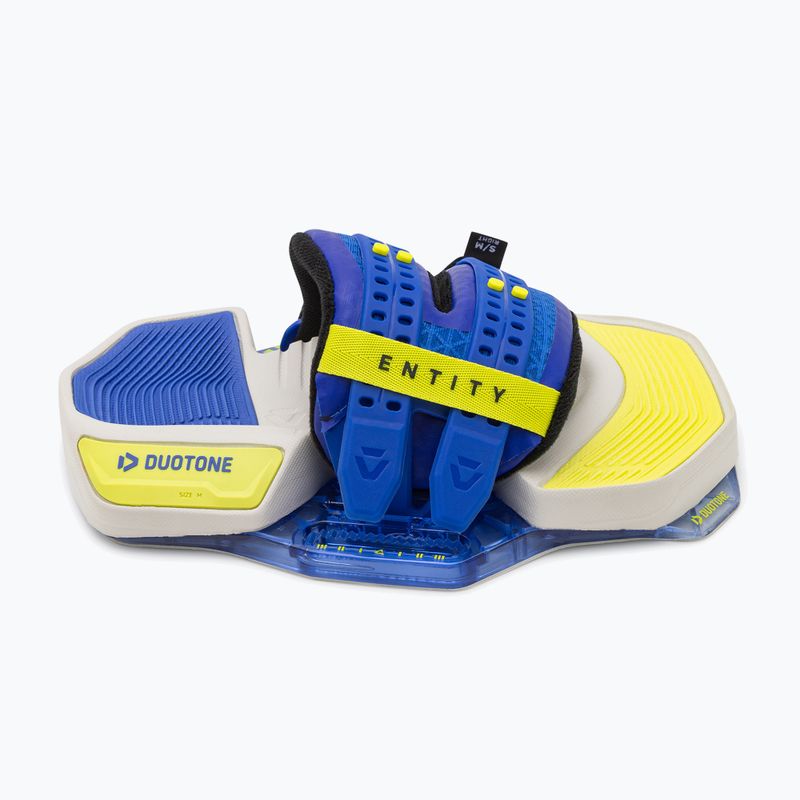 Pady i strapy do kiteboardu DUOTONE Entity Ergo blue/lime 2