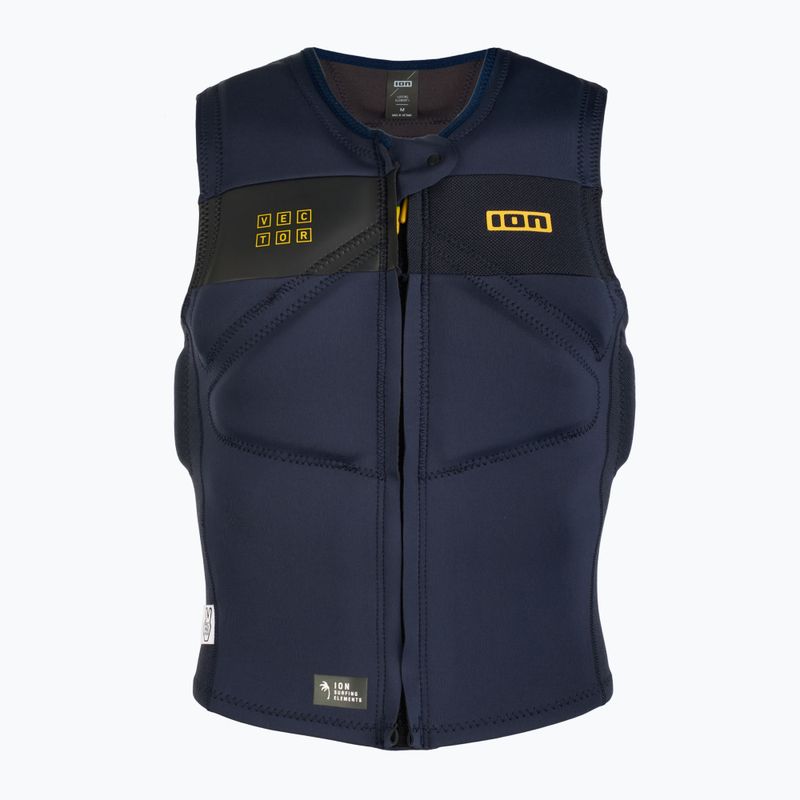 Kamizelka ochronna męska ION Vector Amp Front Zip blue nights
