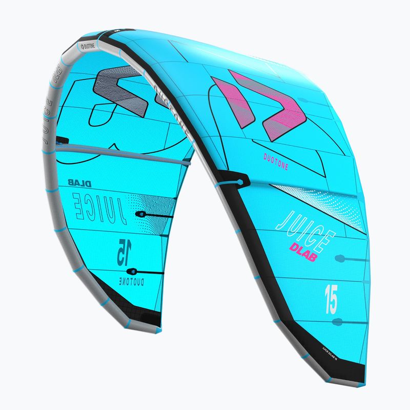 Latawiec kitesurfingowy Duotone Juice D/LAB turquoise/grey