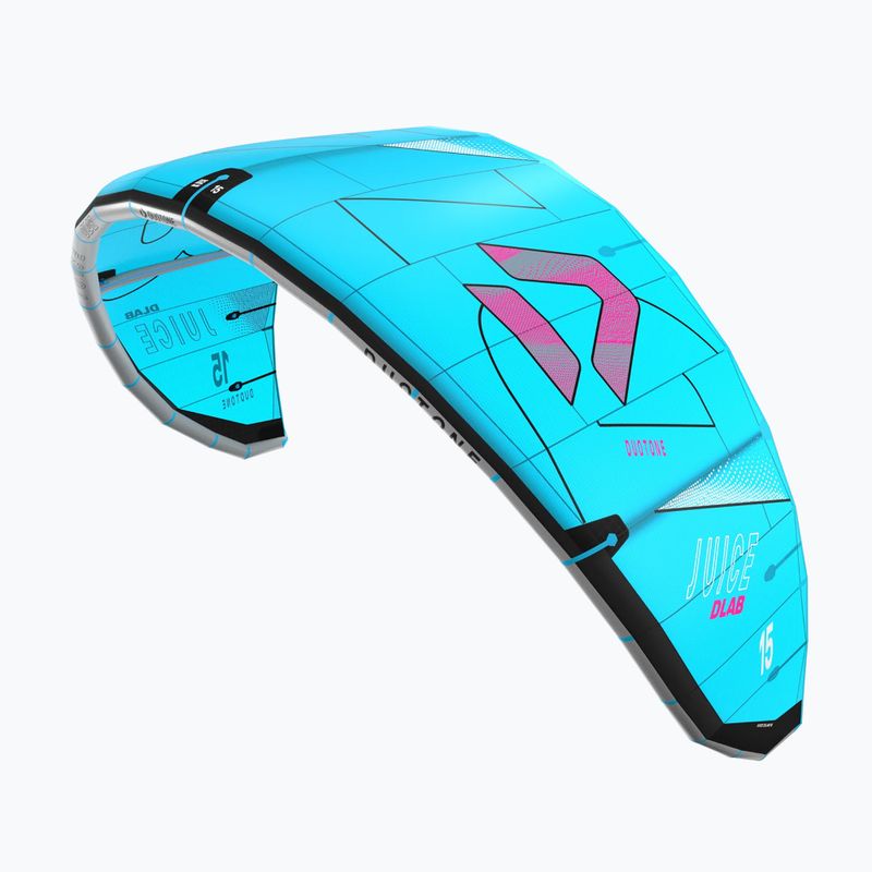 Latawiec kitesurfingowy Duotone Juice D/LAB turquoise/grey 3