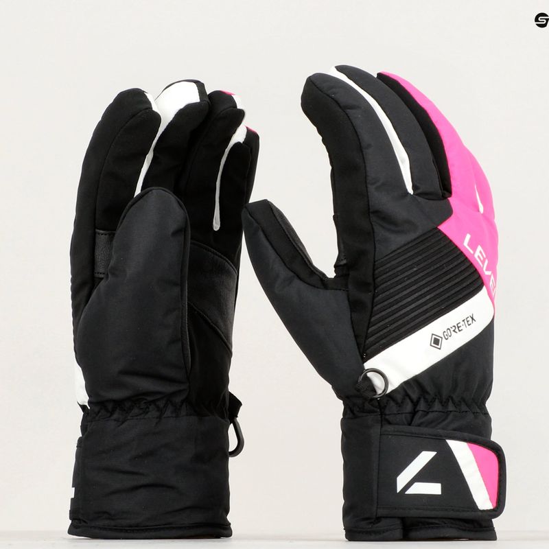 Rękawice narciarskie dziecięce Level Neo JR Gore-Tex fucsia 7