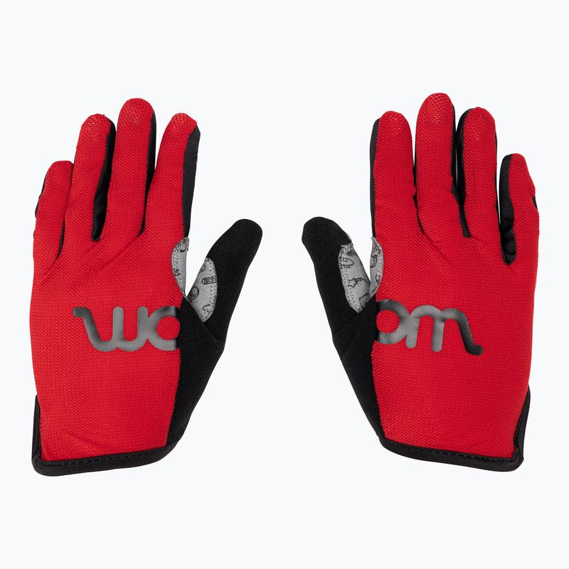 Rękawiczki rowerowe dziecięce woom Tens red 3