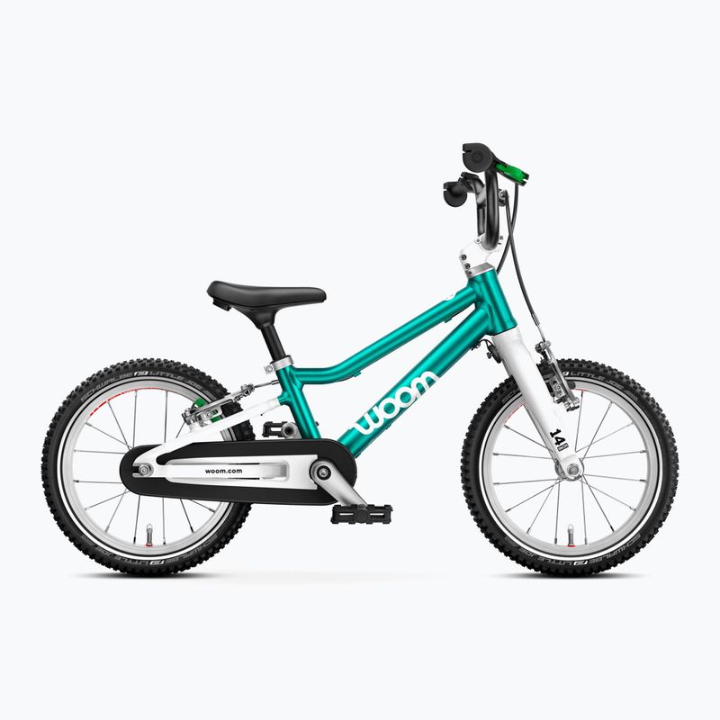 Rower dziecięcy woom GO 2 metallic turquoise