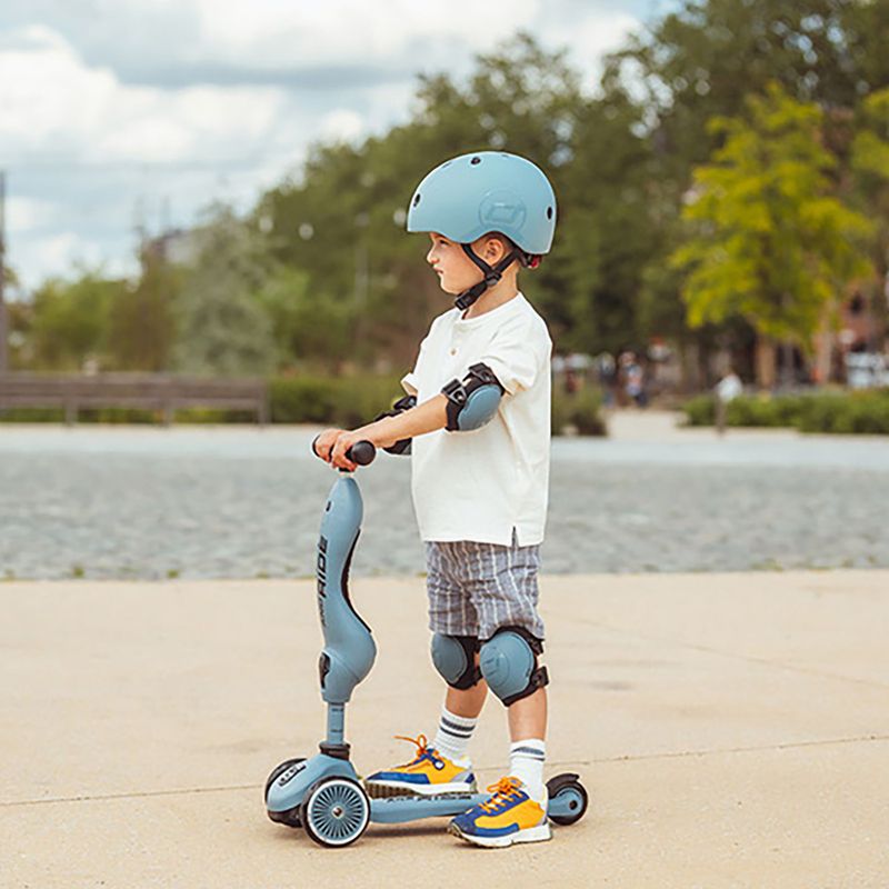 Zestaw ochraniaczy dziecięcych Scoot & Ride S steel 8
