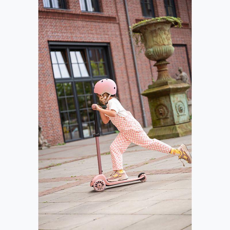 Hulajnoga trójkołowa dziecięca Scoot & Ride Highwaykick 3S 2w1 LED rose 15