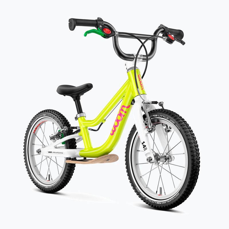 Rowerek biegowy woom GO 1 Plus neon lime 2
