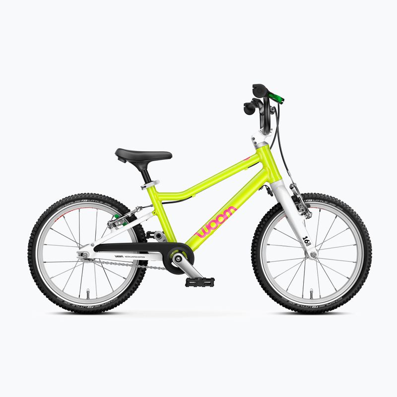 Rower dziecięcy woom GO 3 neon lime