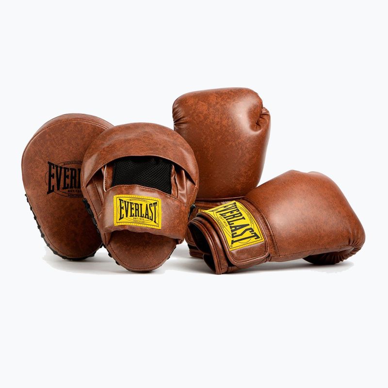 Zestaw bokserski Everlast 1910 Classic Boxing Kit brown