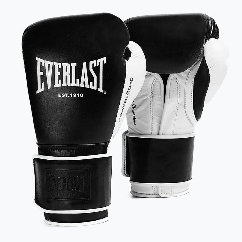 Rękawice bokserskie Everlast Powerlock Pro OG H&L black/white 7