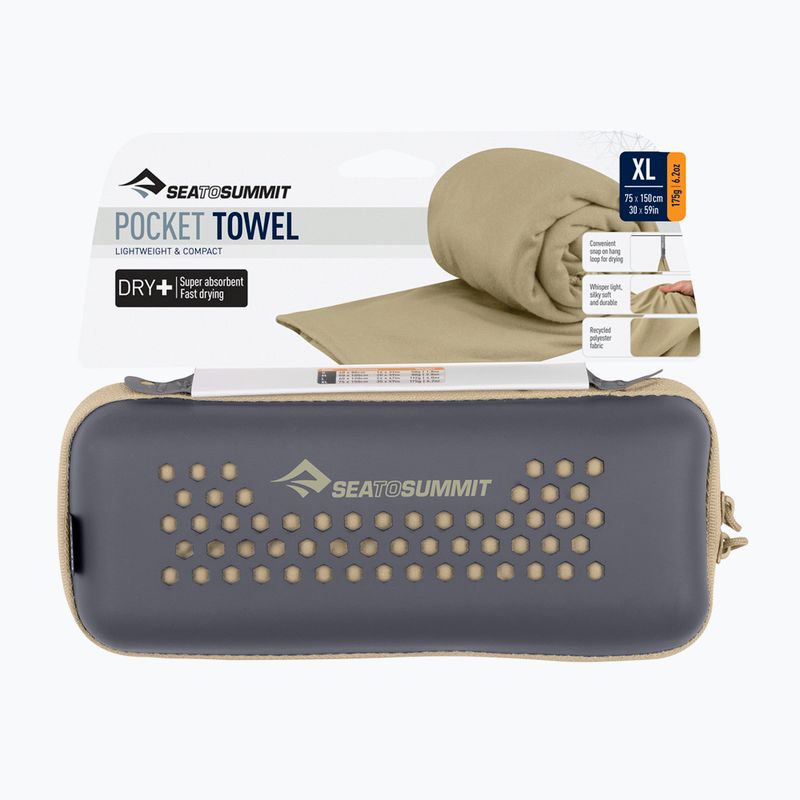 Ręcznik szybkoschnący Sea to Summit Pocket Towel desert 3