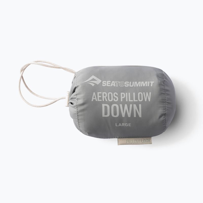 Poduszka turystyczna Sea to Summit Aeros Down L neutral grey 3