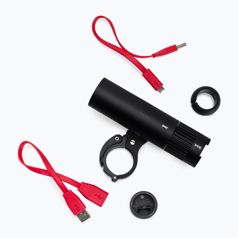 Lampka rowerowa przednia Knog PWR Trail 1100 czarna 5