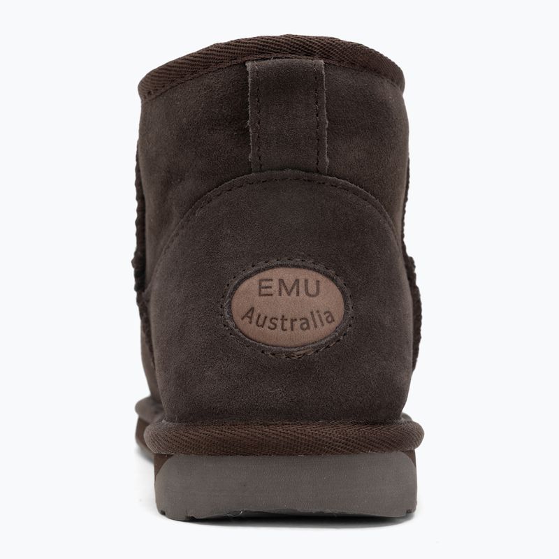Śniegowce damskie EMU Australia Stinger Micro chocolate 6