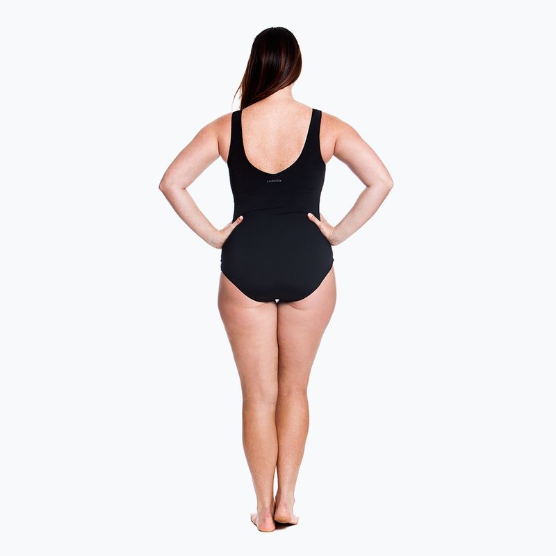 Strój pływacki jednoczęściowy damski Funkita Zip Front One Piece still black 5
