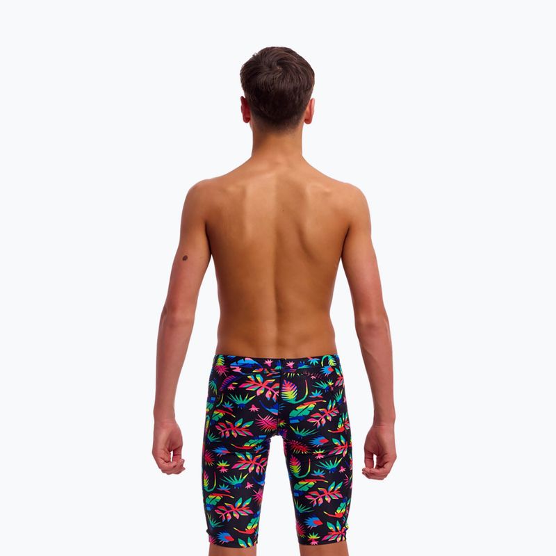 Jammery pływackie dziecięce Funky Trunks Training Jammers lost leaf 2