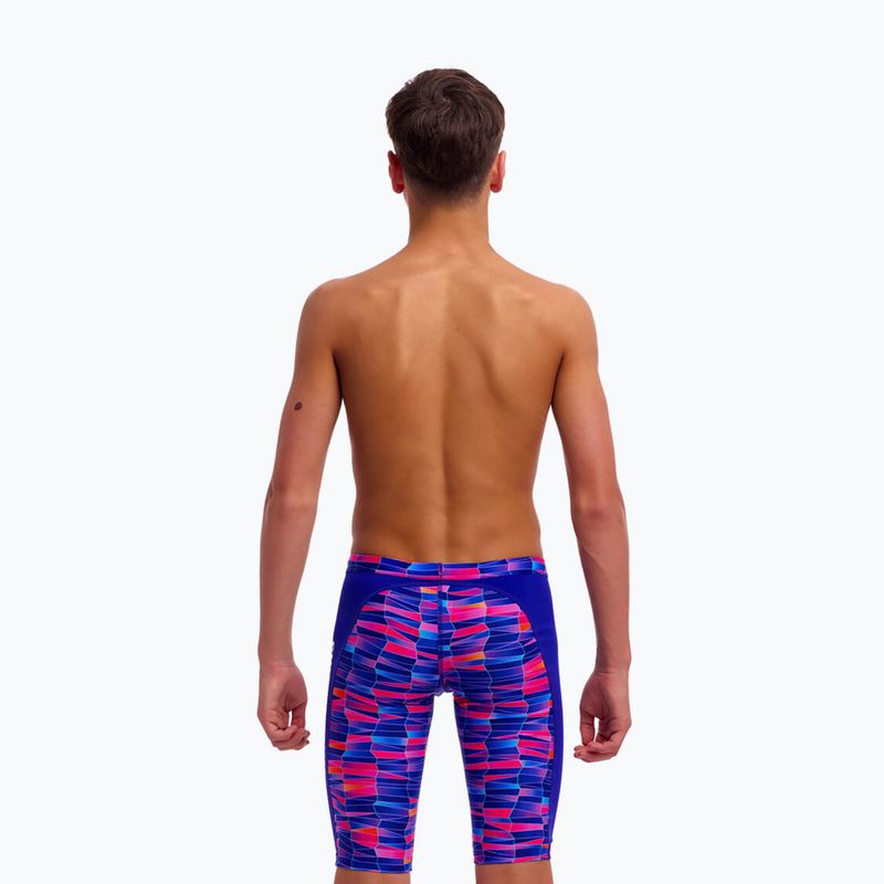 Jammery pływackie dziecięce Funky Trunks Training Jammers warped waves 2
