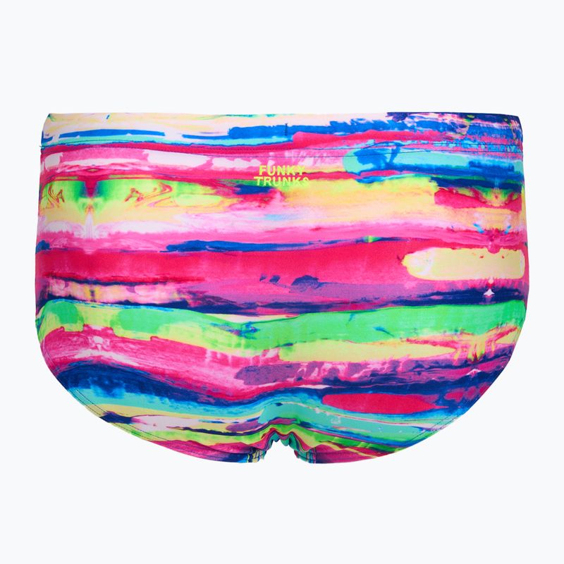 Bokserki pływackie męskie Funky Trunks Sidewinder Trunks paint patch 2
