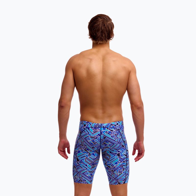 Jammery pływackie męskie Funky Trunks Training Jammers blue bits 2