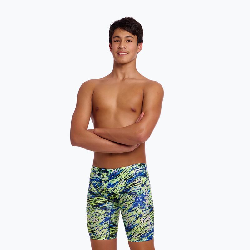 Jammery pływackie Funky Trunks Fast Training scaled black