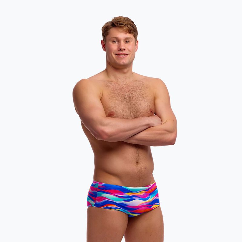 Bokserki pływackie męskie Funky Trunks Sidewinder Trunks royal wave